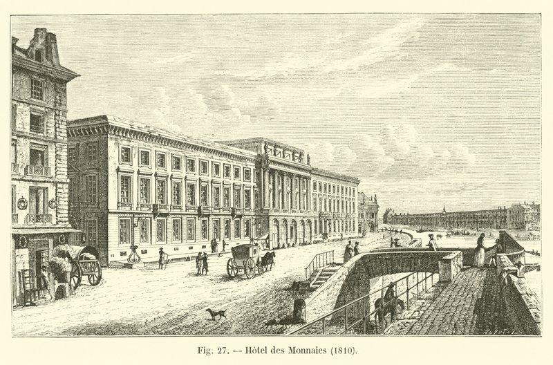 Hotel delle Monete, 1810 da French School