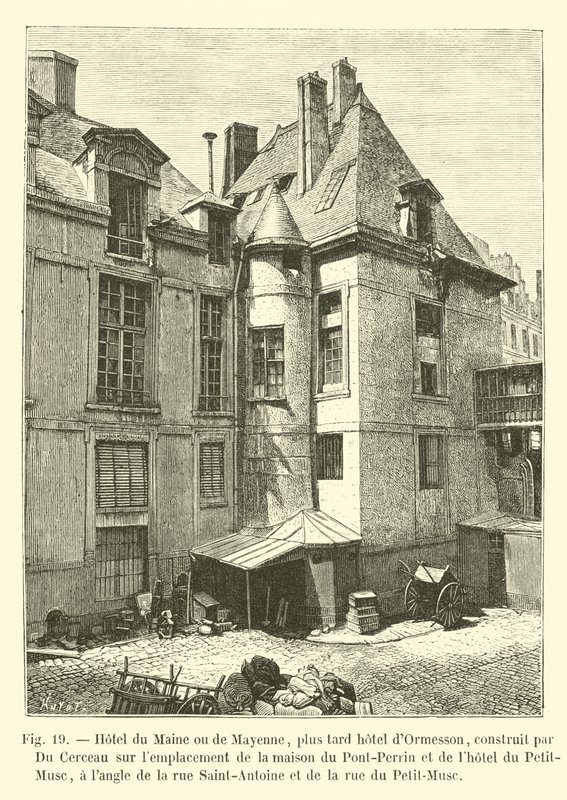 Hotel du Maine o de Mayenne, poi hotel d