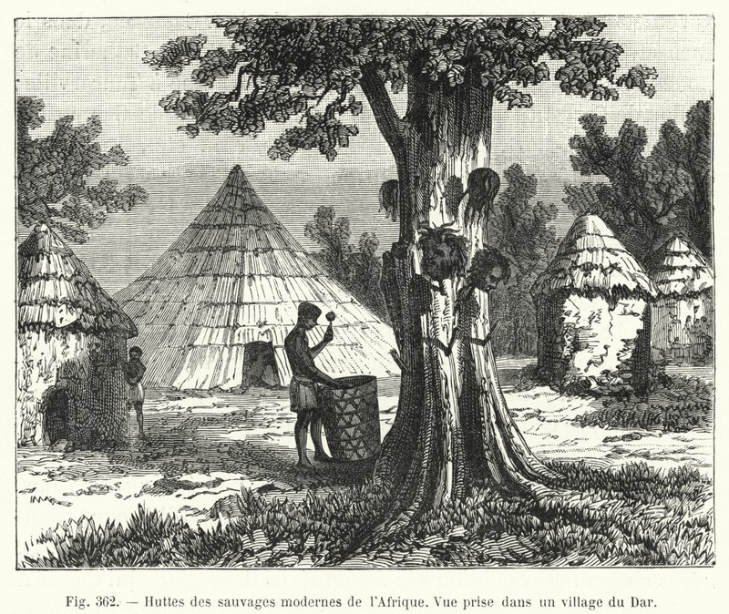 Capanne dei selvaggi moderni dell