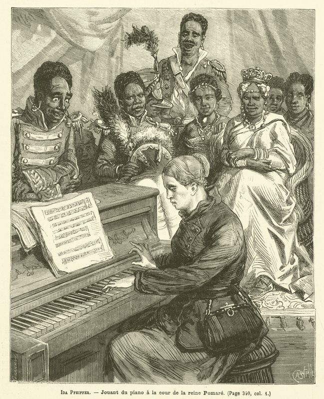 Ida Pfeiffer (incisione) da French School