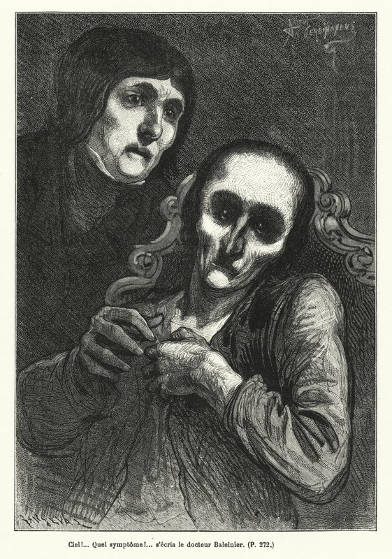 Illustrazione per Le Juif Errant (incisione) da French School