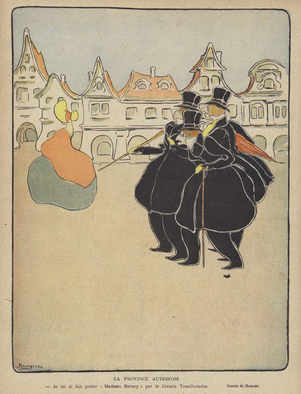 Illustrazione per Le Rire (litografia a colori) da French School