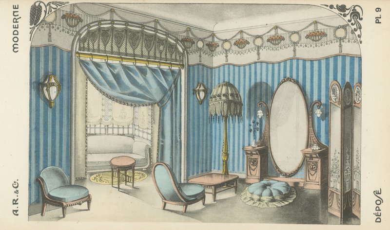 Illustrazione dal catalogo di prodotti di design d