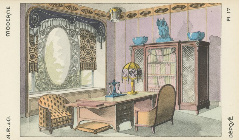 Illustrazione dal catalogo di prodotti di design d