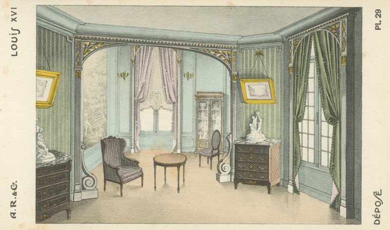 Illustrazione dal catalogo di prodotti di design d