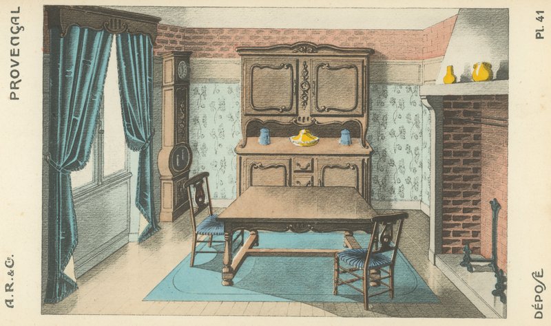 Illustrazione dal catalogo di prodotti di design d