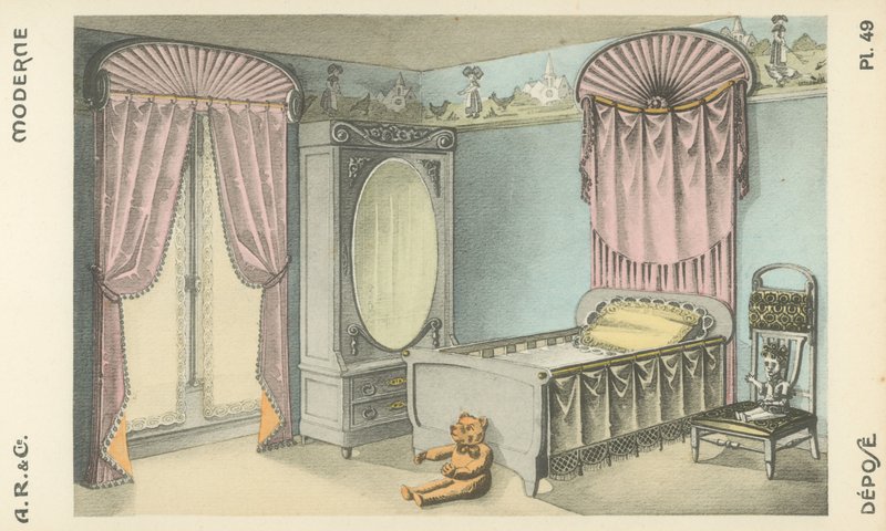 Illustrazione dal catalogo di prodotti di design d
