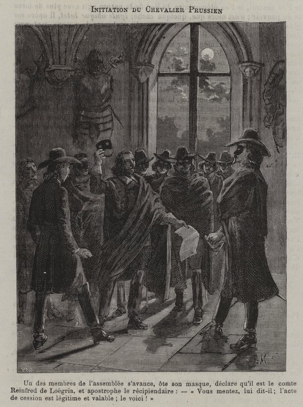 Iniziazione di un Cavaliere Prussiano da French School