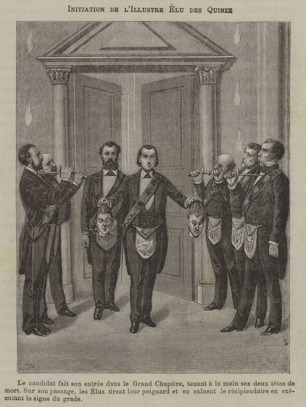 Iniziazione di un Eletto dei Quindici da French School
