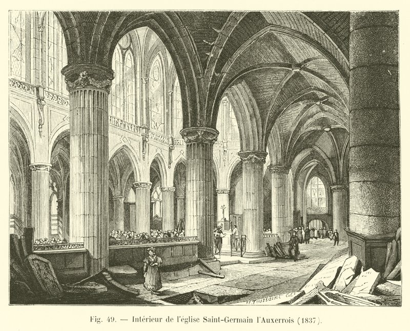 Interno della chiesa Saint-Germain l