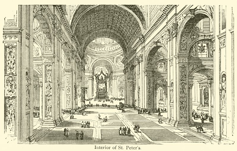 Interno di San Pietro da French School