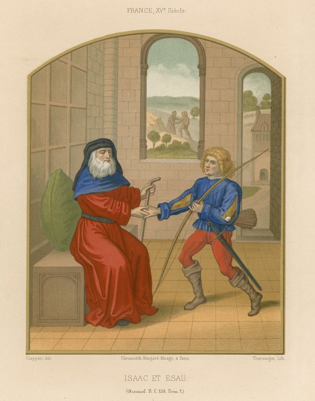 Isacco ed Esaù da French School
