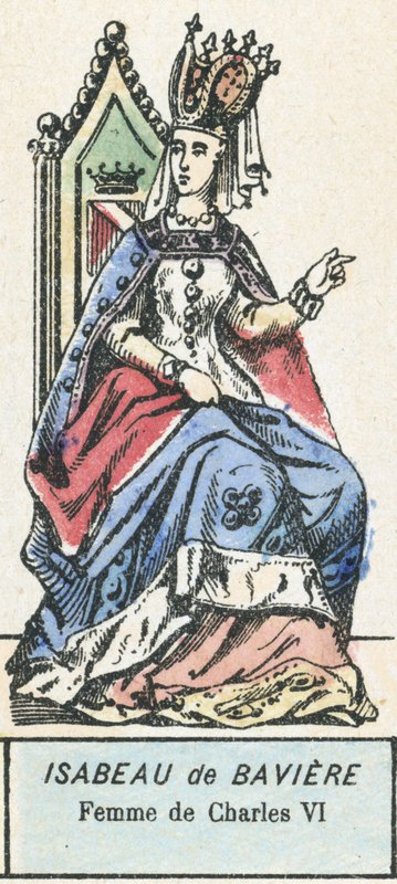 Isabella di Baviera, Moglie di Carlo VI da French School