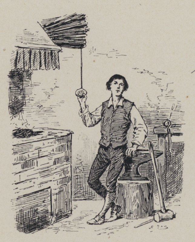 Il compositore italiano Gioachino Rossini da bambino da French School