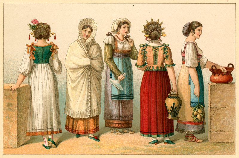 Costume italiano da French School