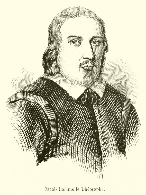 Jacob Boehme il teosofo (incisione) da French School