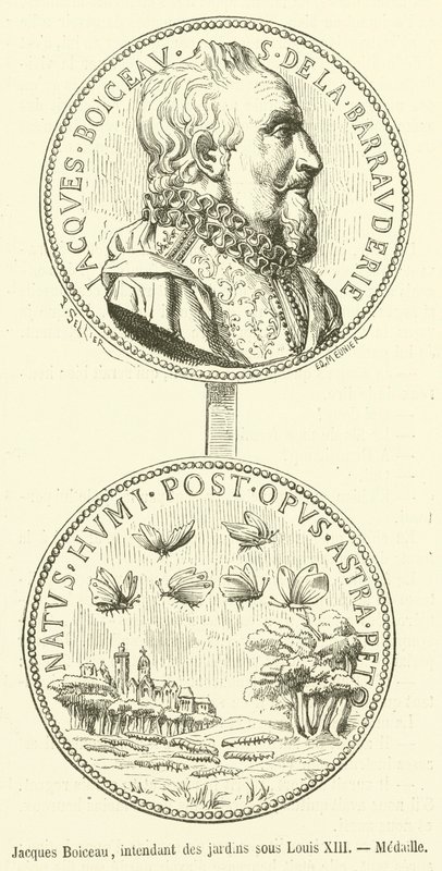 Jacques Boiceau, intendente dei giardini sotto Luigi XIII, Medaglia da French School