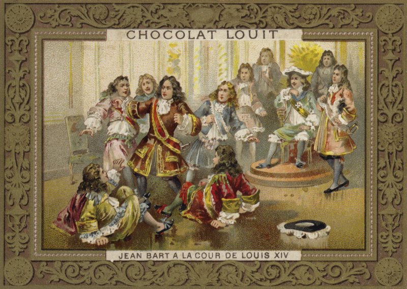 Jean Bart alla corte di Luigi XIV da French School