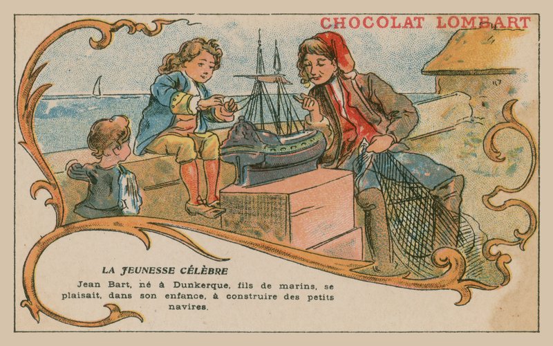 Jean Bart, comandante navale e corsaro del tardo XVII secolo, da ragazzo da French School