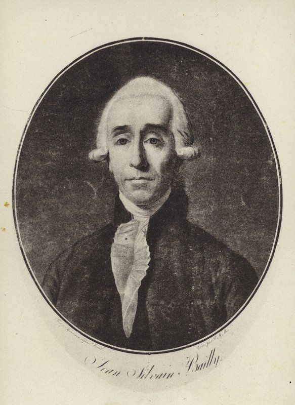 Jean Sylvain Bailly, astronomo, matematico e politico rivoluzionario francese (litografia) da French School