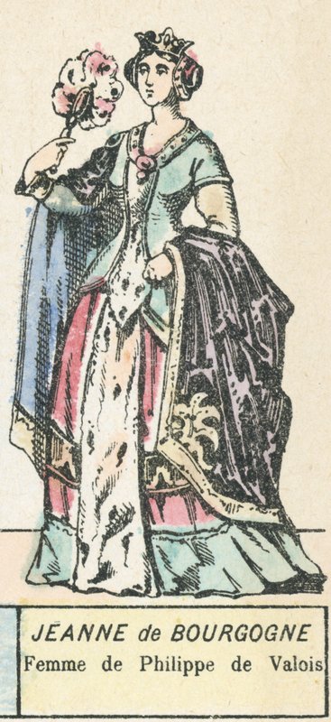 Giovanna di Borgogna, moglie di Filippo di Valois da French School
