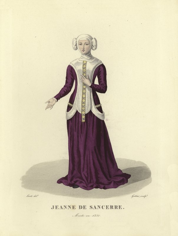 Jeanne de Sancerre da French School