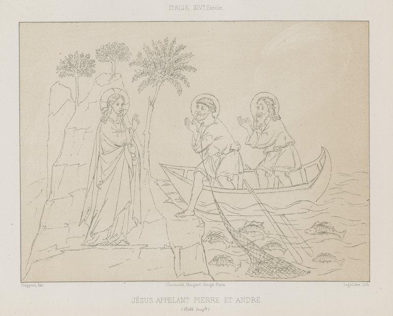 Gesù chiama Pietro e Andrea da French School