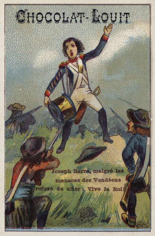 Joseph Bara, giovane soldato rivoluzionario francese da French School
