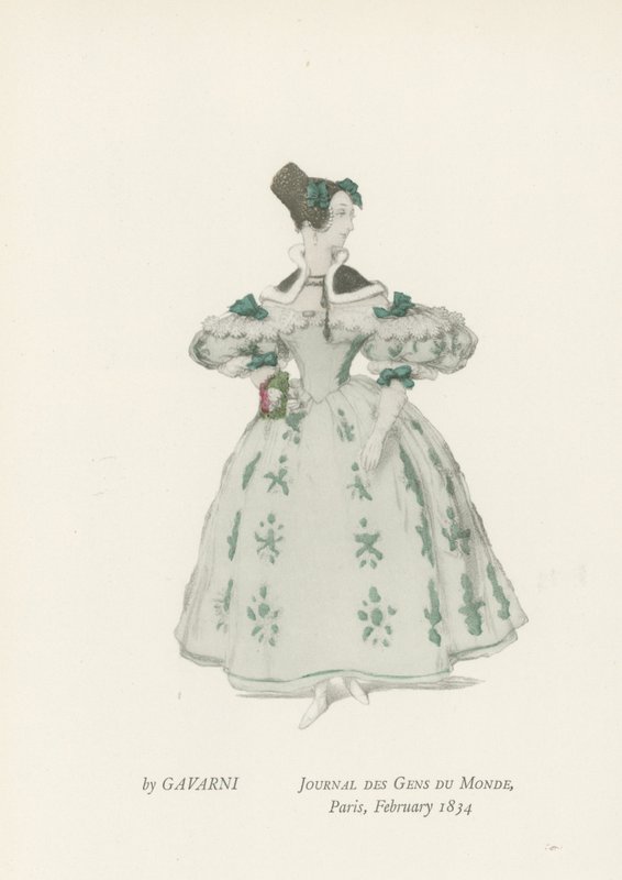 Journal des Gens du Monde, Parigi, febbraio 1834 da French School