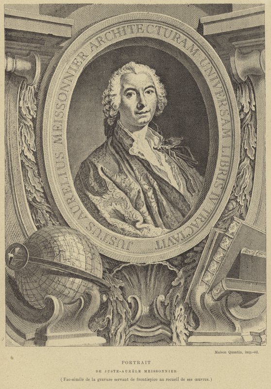Juste-Aurèle Meissonnier, orafo, artista, architetto e designer di mobili francese da French School