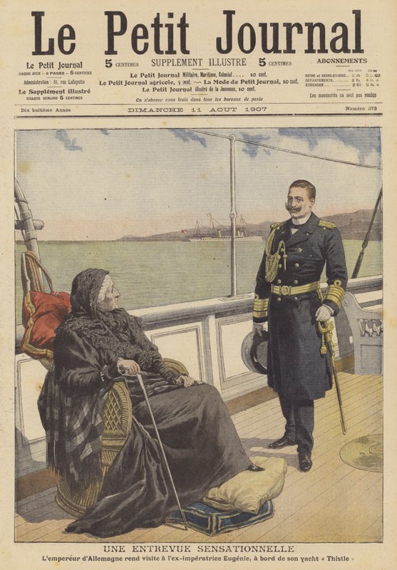 Il Kaiser Guglielmo II di Germania visita l