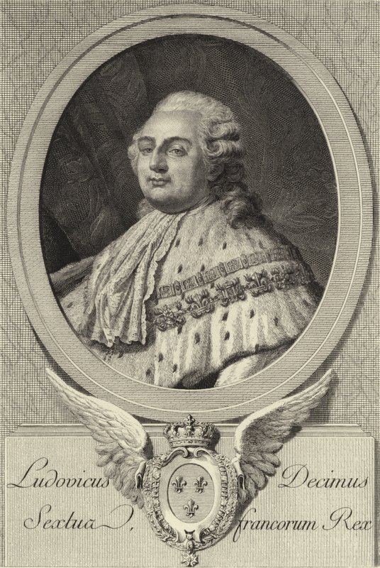 Re Luigi XVI di Francia da French School