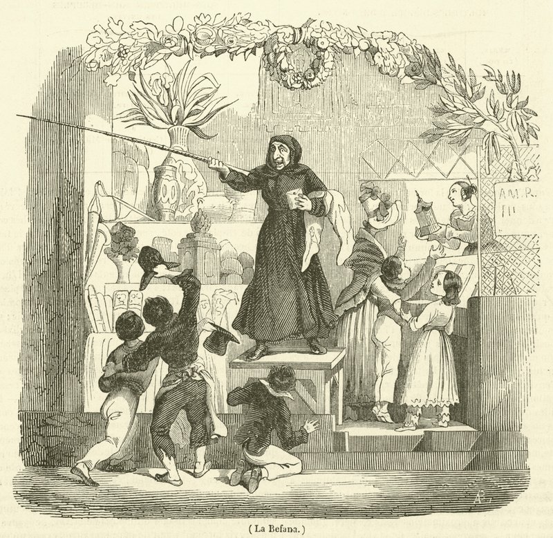 La Befana (incisione) da French School