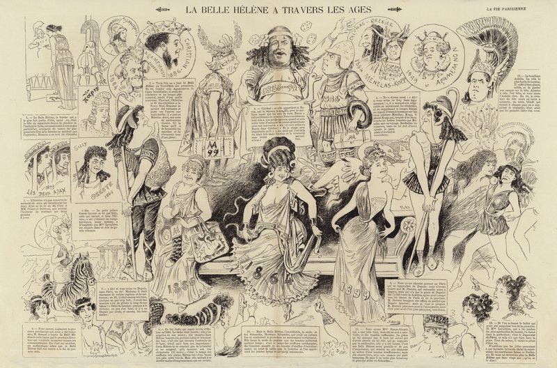 La Belle Helene attraverso i secoli da French School
