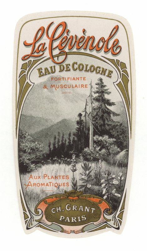 Etichetta La Cevenole, Eau De Cologne da French School