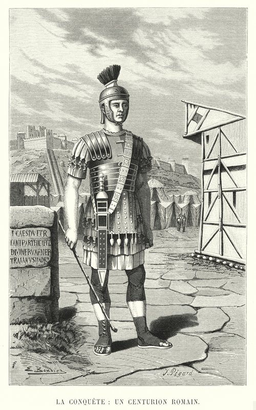 La conquista, un centurione romano da French School
