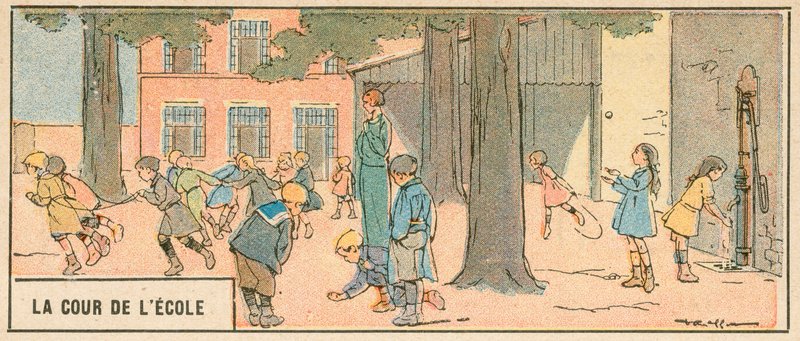 Il cortile della scuola da French School