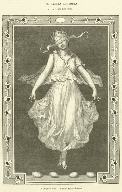 La danza delle uova (incisione) da French School