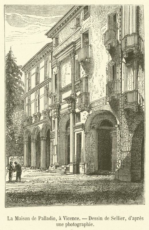 La casa di Palladio, a Vicenza da French School