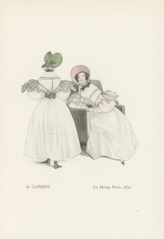 La Mode, Parigi, 1831 da French School