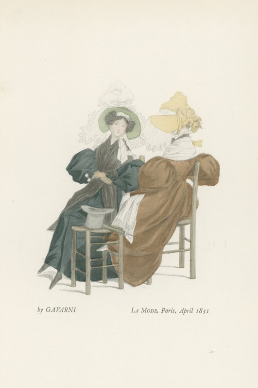 La Mode, Parigi, aprile 1831 da French School