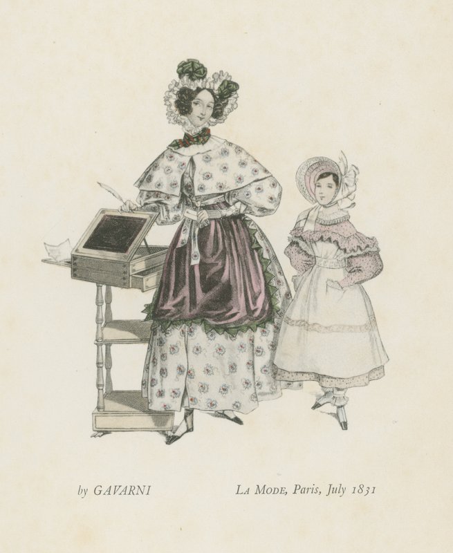 La Mode, Parigi, luglio 1831 da French School