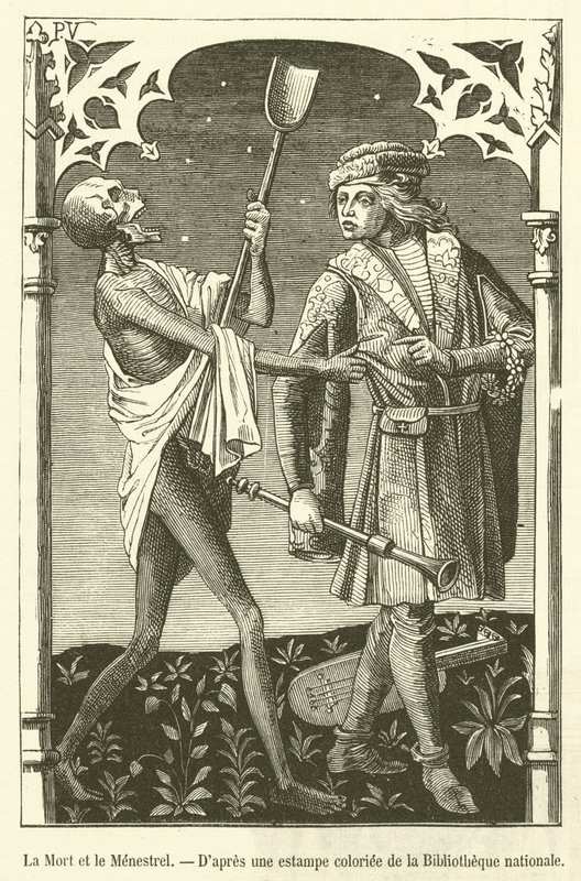 La Morte e il Menestrello da French School