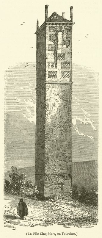 La Pila Cinq-Mars, in Touraine da French School