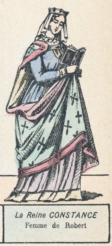 La Regina Costanza, moglie di Roberto da French School