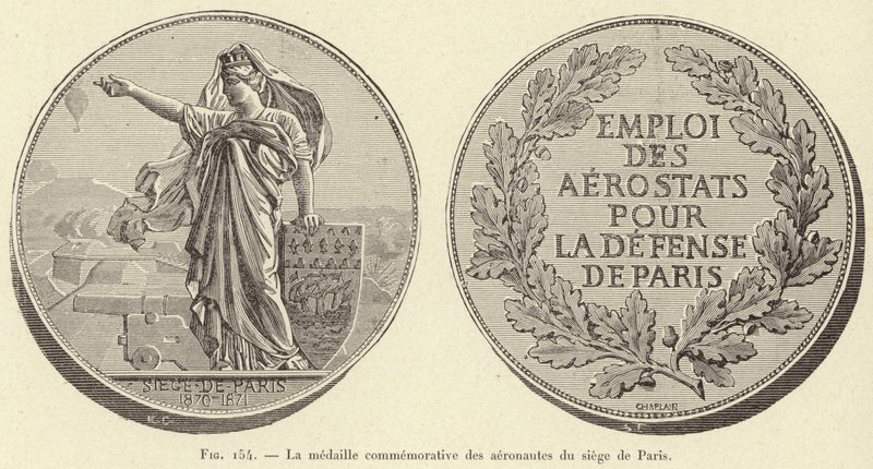 La medaglia commemorativa degli aeronauti dell