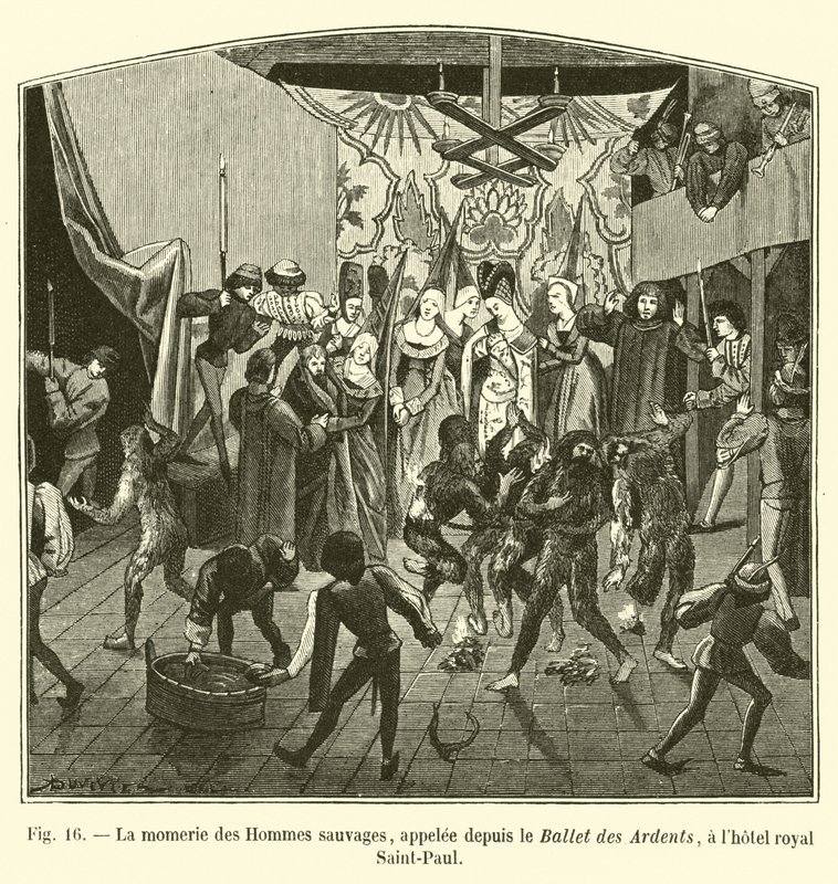 La momeria degli Uomini selvaggi, chiamata poi il Balletto degli Ardenti, all
