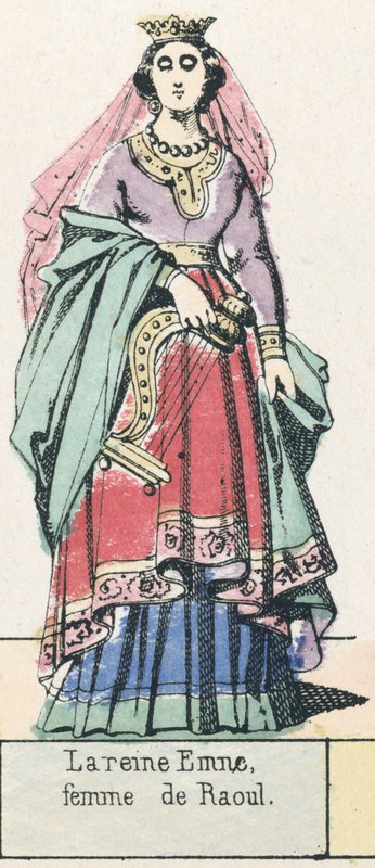 La regina Emne, moglie di Raoul da French School