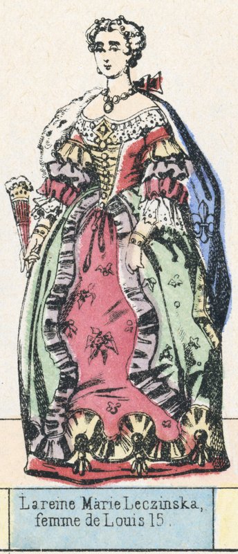 La regina Maria Leszczyńska, moglie di Luigi XV da French School