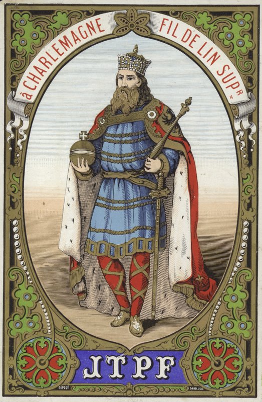 Etichetta per filo di Carlo Magno da French School
